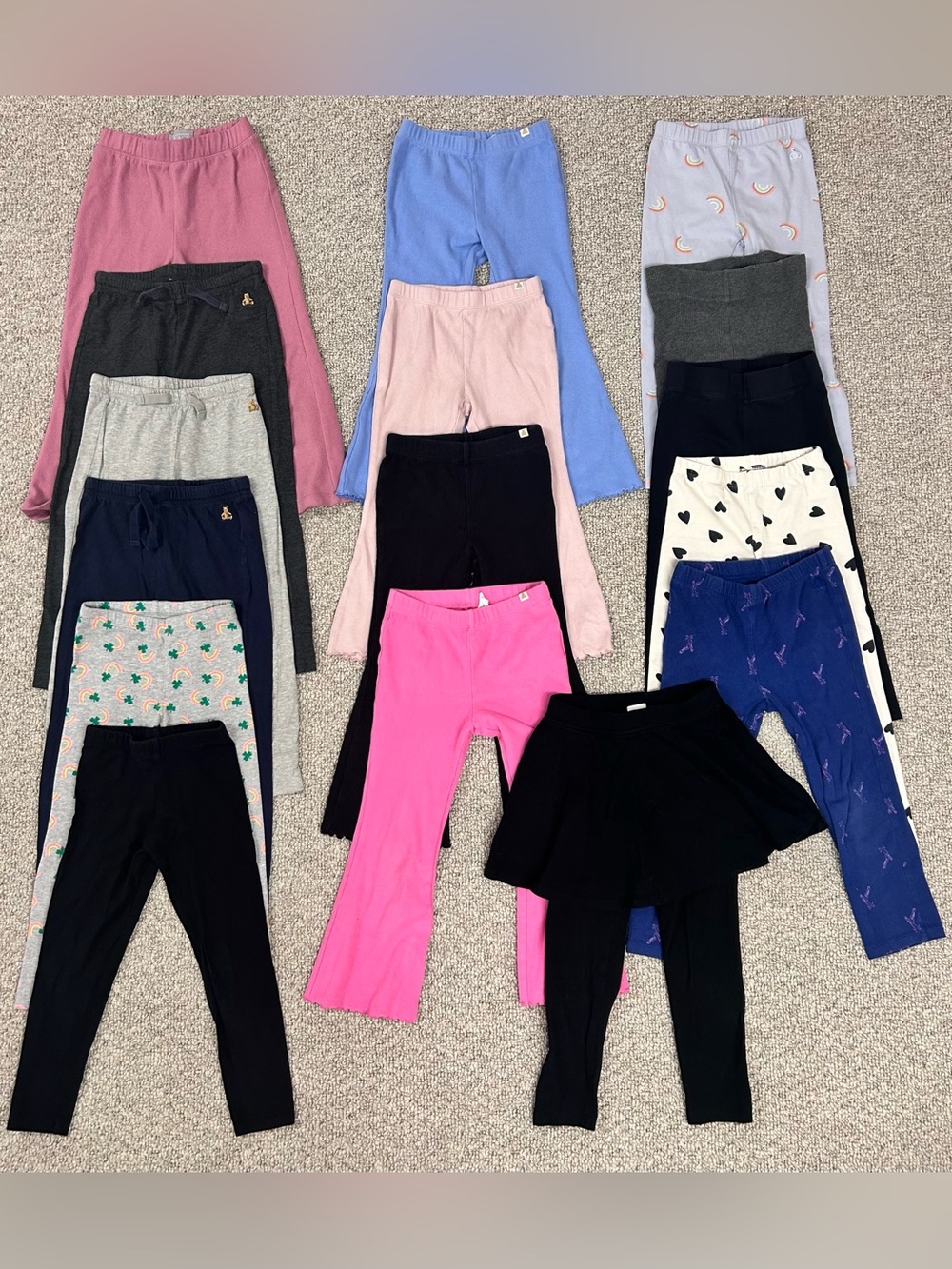 16 Piece Toddler Girl’s Size 4T Pants Bundle